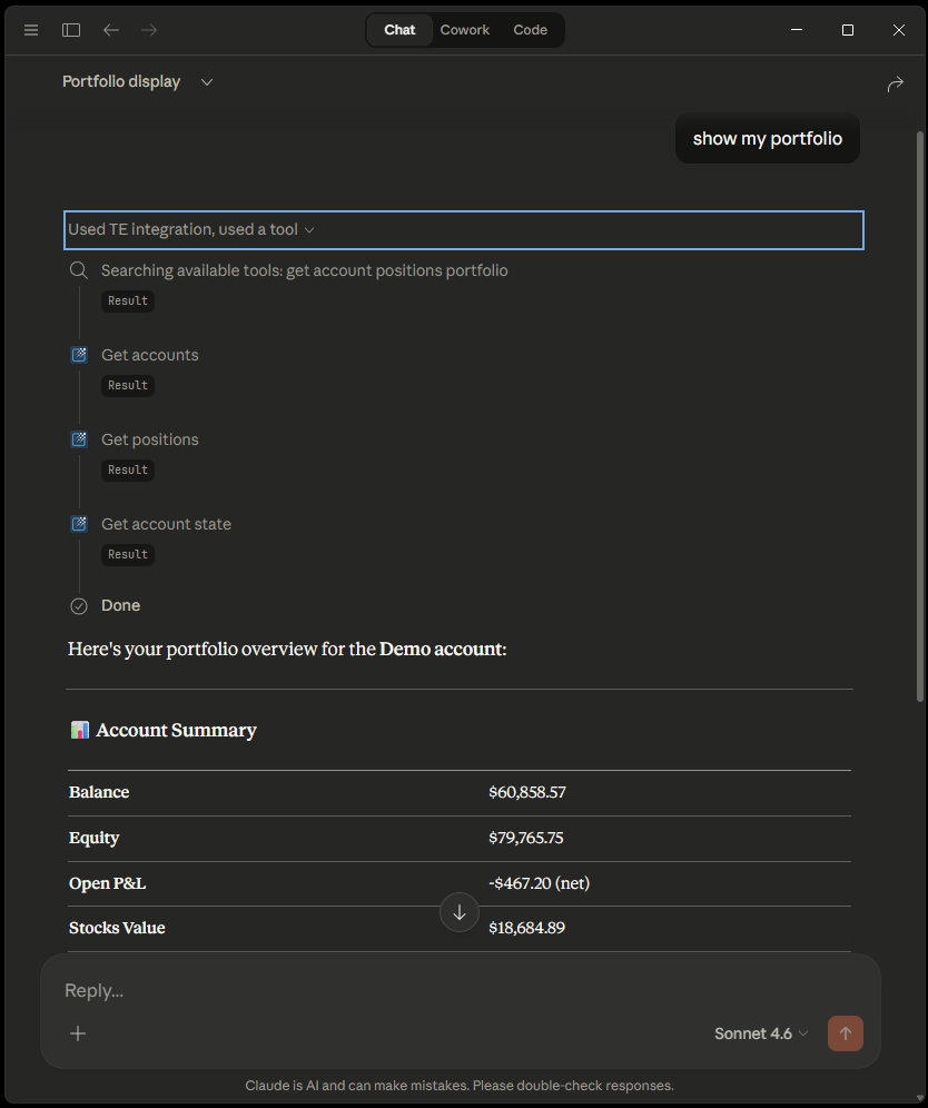 Claude AI agent — MCP Server (dark)